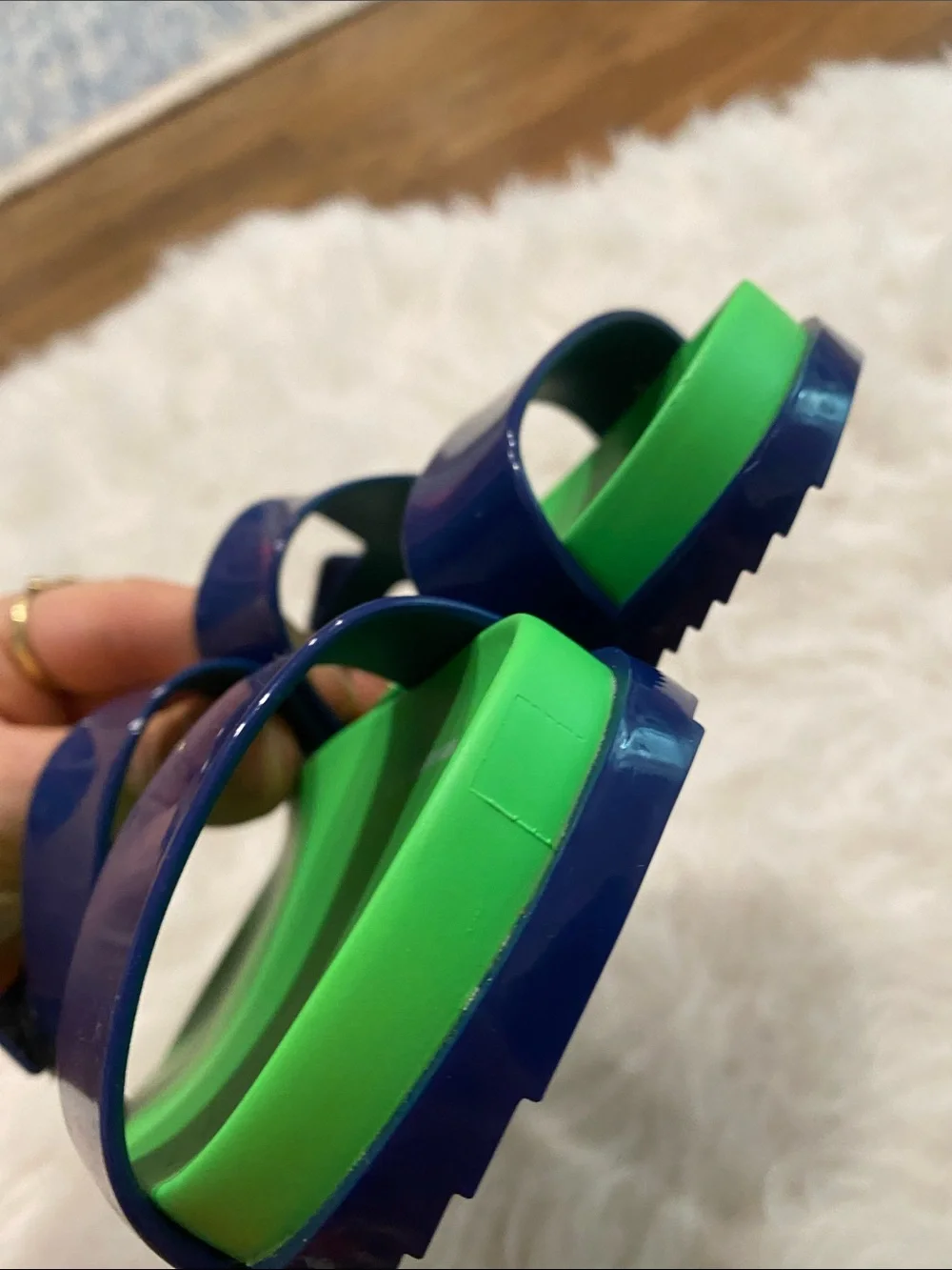 Mini Melissa glossy navy